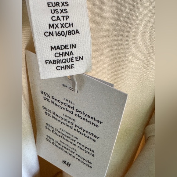 H&M Cream Strapless Dress - Picture 10 of 10